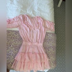 Isabels Cabinet pink mini dress